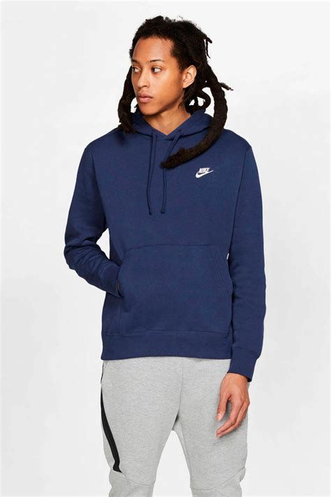 nike hoodie blauw|nike blue pullover.